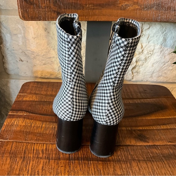 Jeffrey Campbell Siren houndstooth Boot - size 7 - Picture 2 of 3